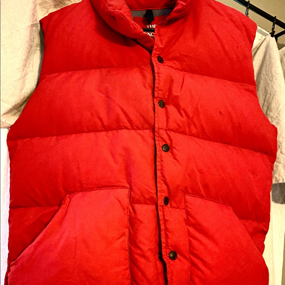 North Face men’s down sleeveless vest
